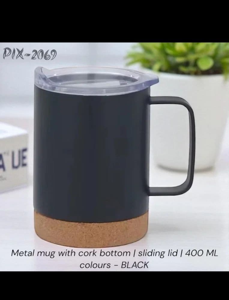 Coffee Mug With Cord Bottom