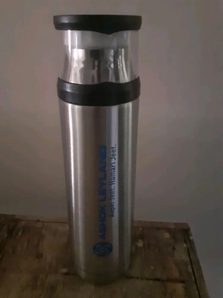 Stainless Steel Thermo 500 ML Double Walled Vacuum Insulated Bottle with 2 Cup Set